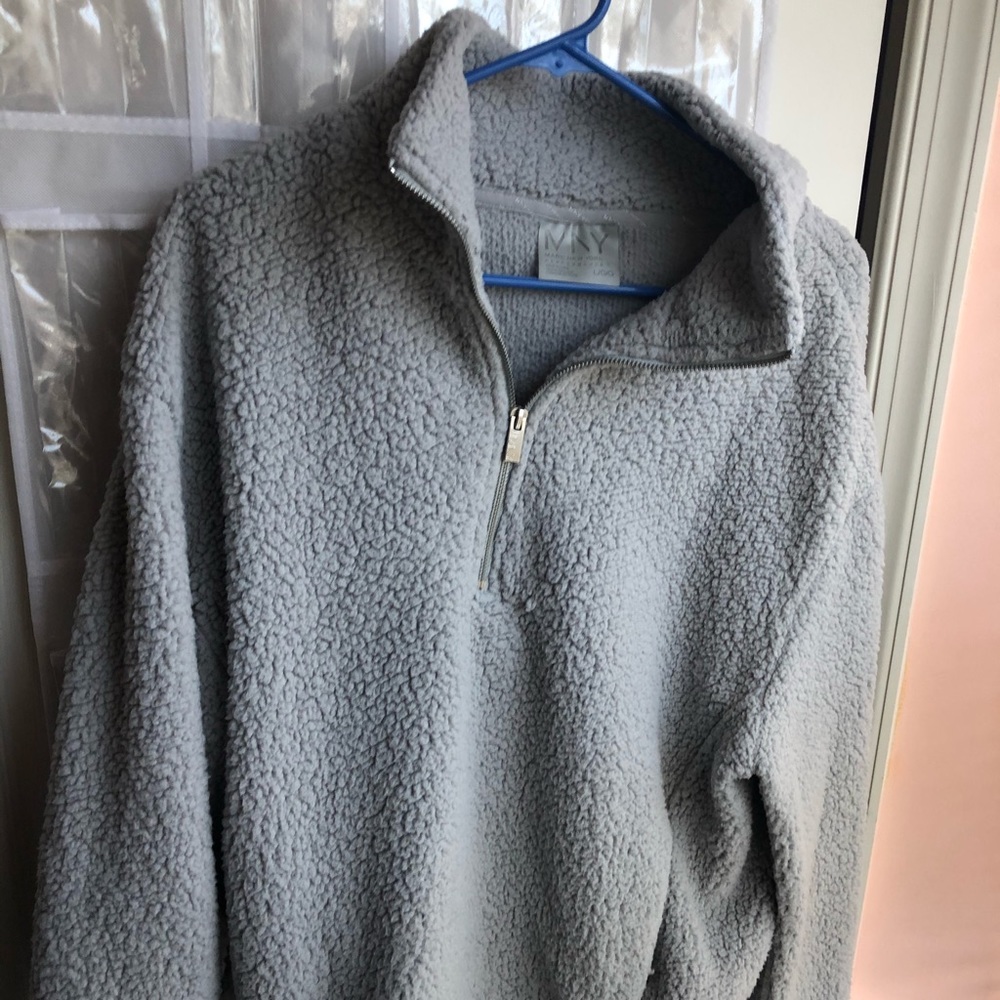 Grey Fuzzy Pullover